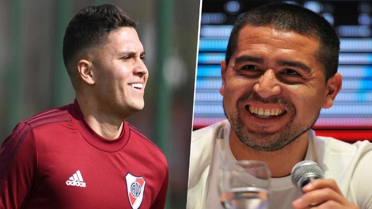 Riquelme se desató en elogios a Juan Fernando Quintero: "Tiene una zurda increíble"