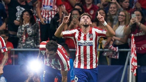 Herrera mostró su felicidad por el debut en el Atlético