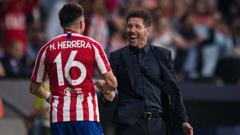 Simeone elogió a Herrera tras su debut con gol