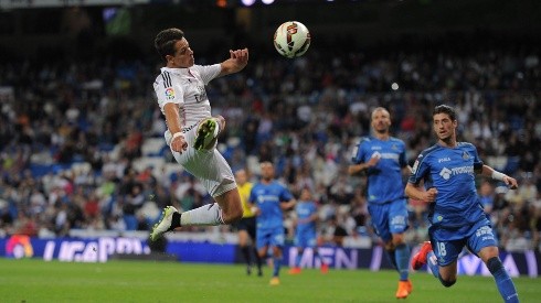 Foto de Javier Hernández, jugador de Real Madrid.