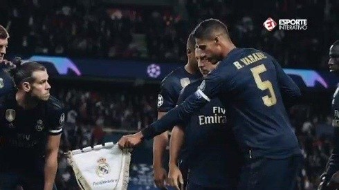 Como si fuese de otro club: la reacción de Bale cuando le dieron el banderín del Real Madrid