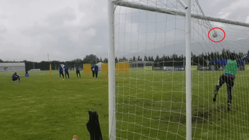 Video: El golazo de Juan David Pérez en el entrenamiento de Millonarios