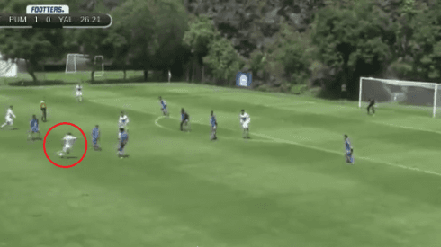 Video: Pumas goleó en Liga Premier FMF con un verdadero golazo de Brian Lozano