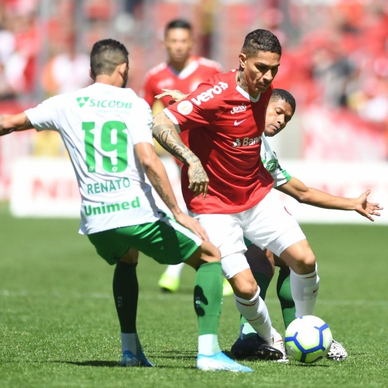 Se lava la cara: con Paolo Guerrero, Inter de Porto Alegre ganó y ahora lucha por el Brasileirao