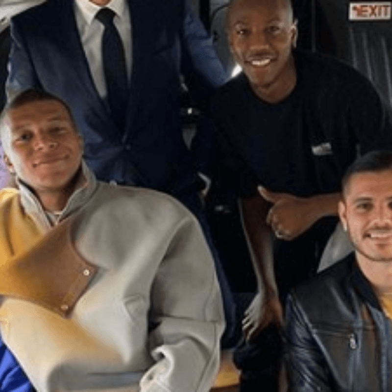 ¿Nace una nueva amistad?: Mbappé posteó en Instagram una foto con Icardi