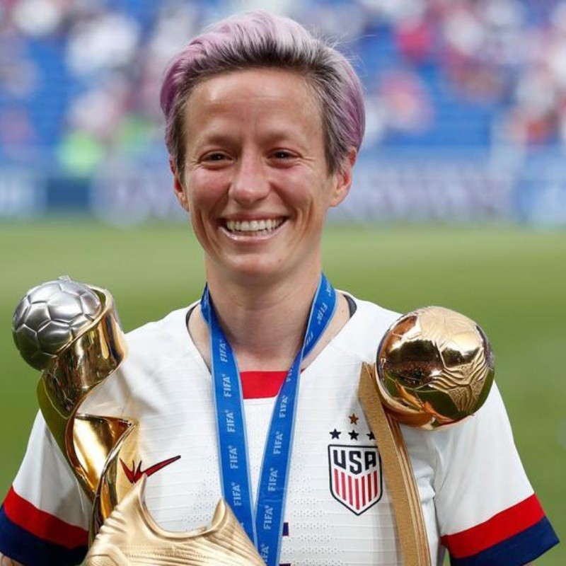 Megan Rapinoe, la mejor futbolista del año según The Best