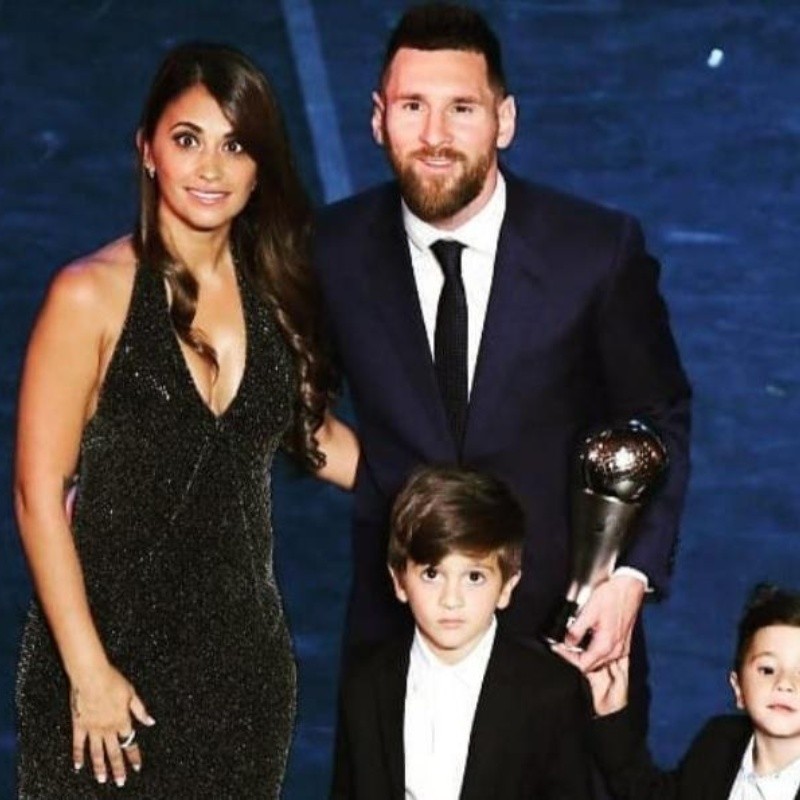 Puro amor: el posteo de Antonela Roccuzzo para Messi luego de quedarse con The Best