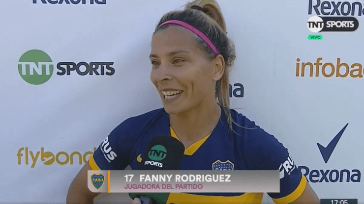 Fanny Rodríguez le hizo tres a River, su exequipo, y tiró: "Boca es lo más grande que hay"