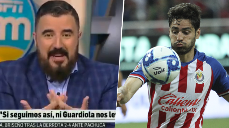 Álvaro Morales le faltó el respeto al Pollo Briseño: "Si vio videos de Maldini, está ciego"