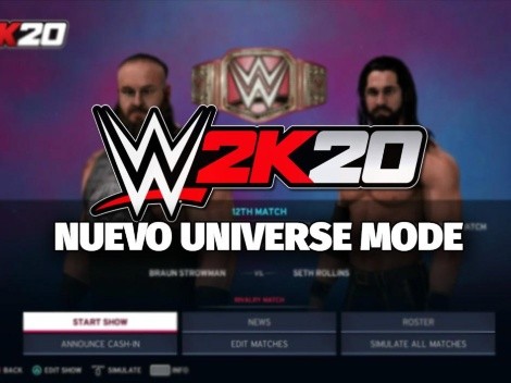 WWE 2K20 revela los cambios y mejoras que tendrá el renovado Universe Mode