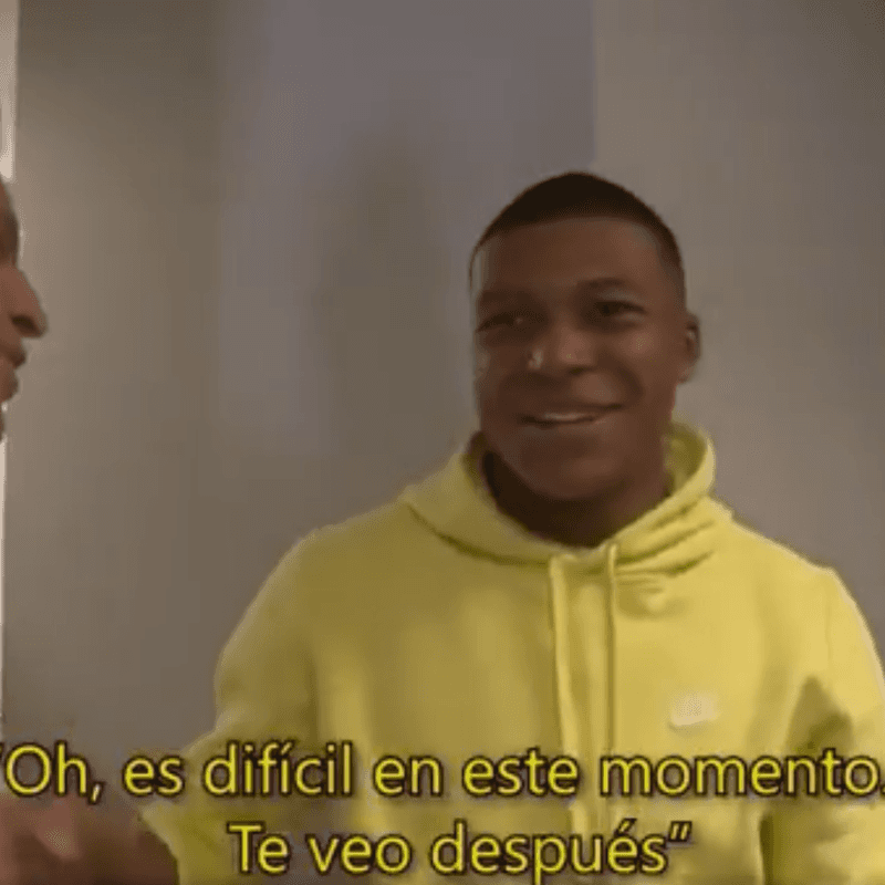 Video: Mbappé se cruzó con de Jong y le preguntó por Barcelona