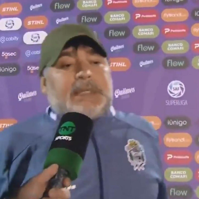 Sinceridad brutal de Maradona: "Con River no se puede"