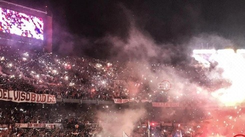 Foto de la hinchada de River.