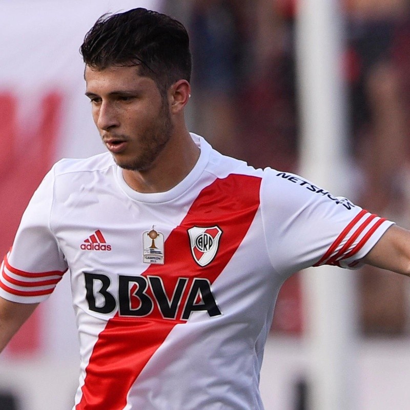 Guido Rodríguez no se olvidó de River a la distancia