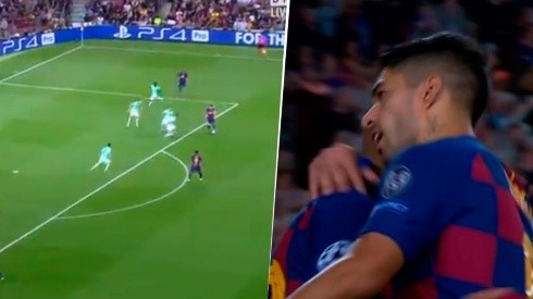 Messi gambeteó a dos, asistió y después hizo todo bien Luis Suárez