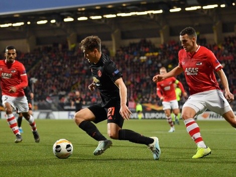 Manchester United empató 0 a 0 con AZ Alkmaar y vuelve a Inglaterra con una valiosa unidad
