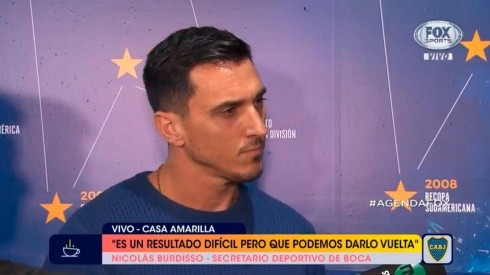 Nicolás Burdisso: "Estamos vivos, podemos darlo vuelta"