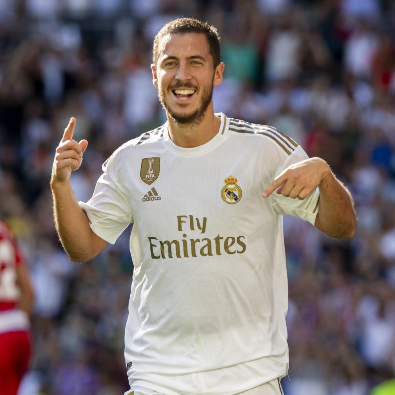 Con goles de Hazard y James, Real Madrid le regaló una victoria al Bernabéu