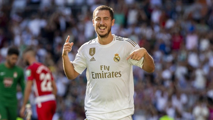 Foto de Eden Hazard, jugador de Real Madrid.