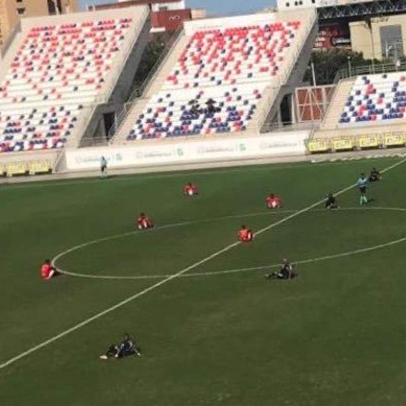 Empezó la protesta: primer parón de los futbolistas se dio en el Torneo Águila