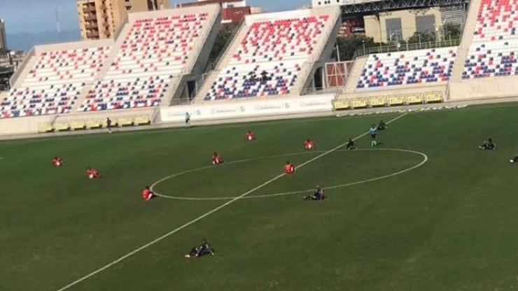 Empezó la protesta: primer parón de los futbolistas se dio en el Torneo Águila