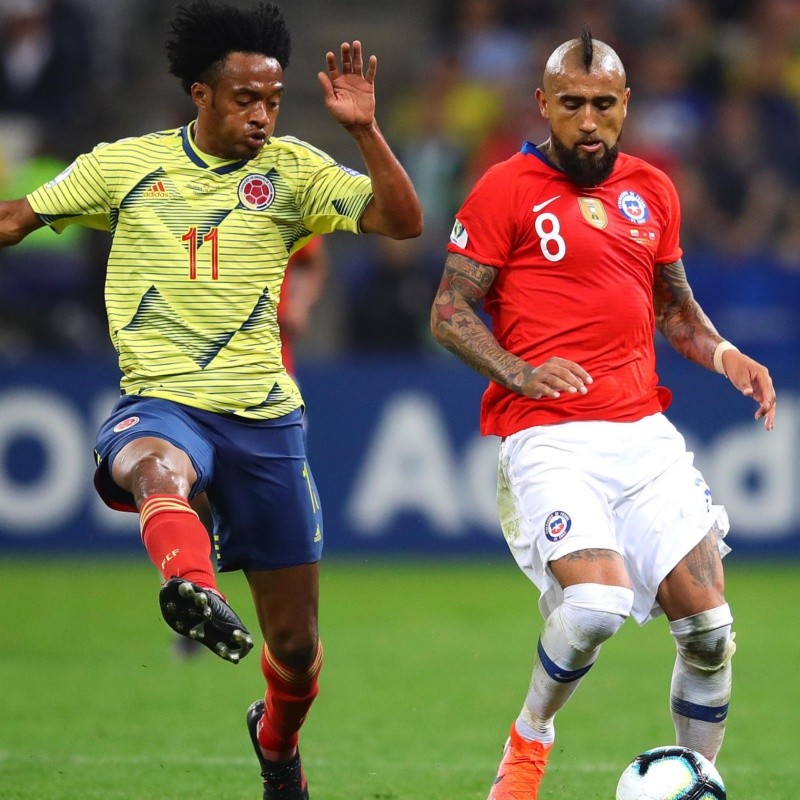 Arturo Vidal se desató en elogios para la Selección Colombia antes del amistoso