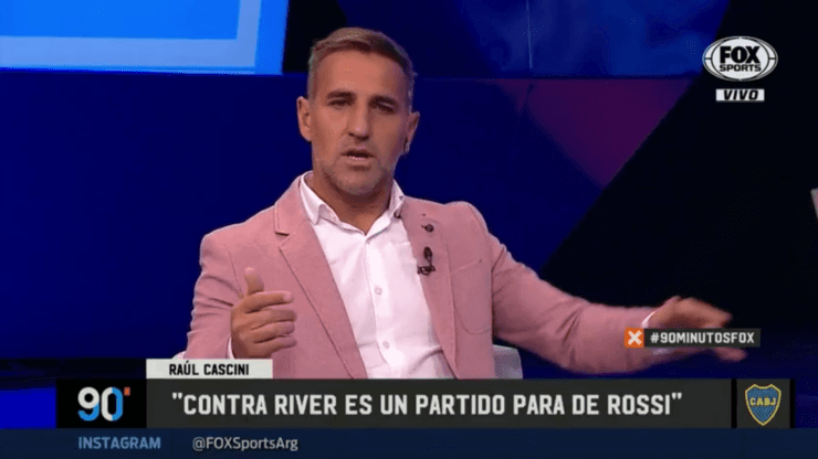 Cascini dijo que "contra River es un partido para De Rossi" y explicó por qué