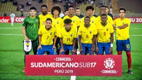 Ecuador Sub-17 en el pasado Sudamericano.