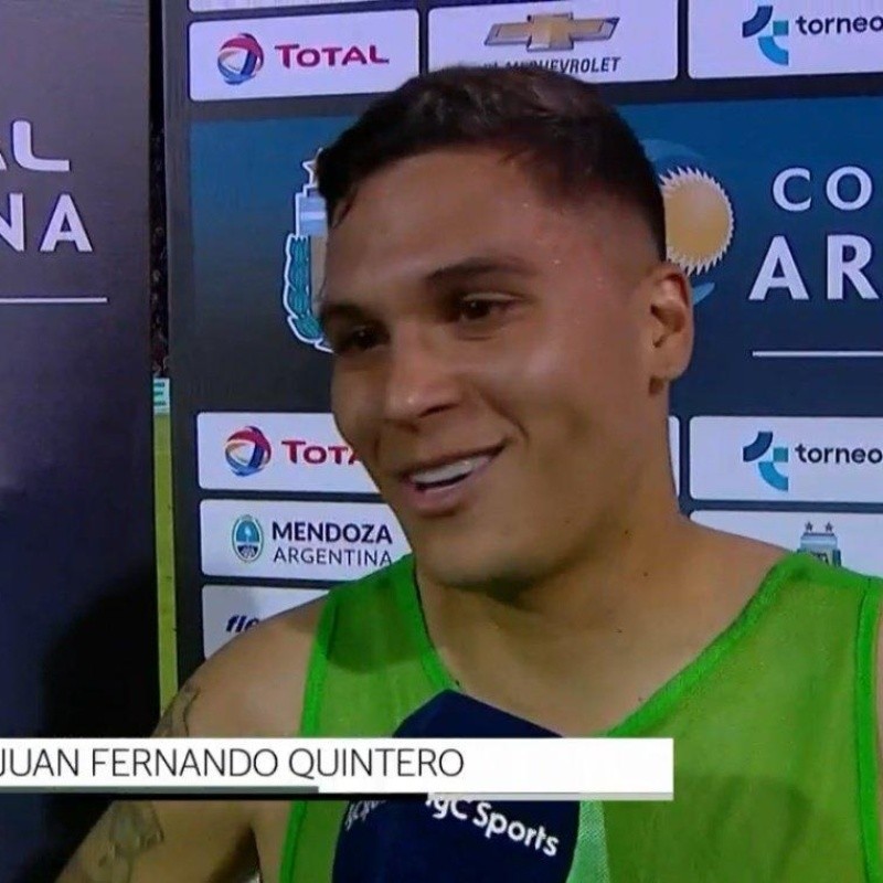 La felicidad de Quintero después de volver: "Con estos compañeros es más fácil"