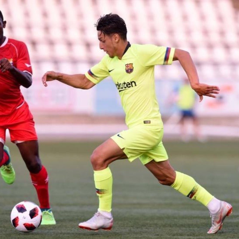 Video: golazo del ecuatoriano Kike Saverio para Barcelona B