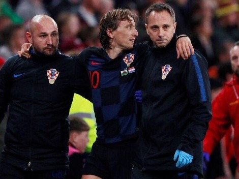 Modric salió lesionado y encendió las alarmas en el Real Madrid