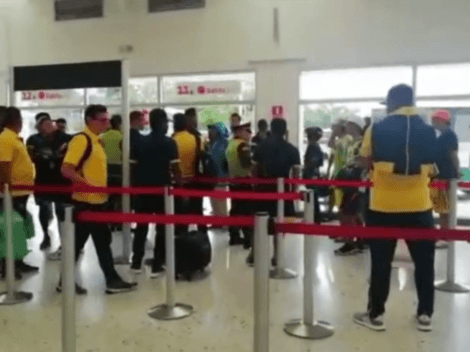 Video: hincha agredió a jugador del Bucaramanga en pleno aeropuerto