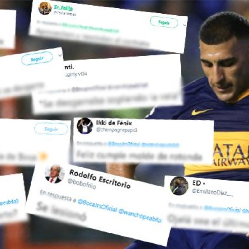 No sean malos: Boca saludó a Wanchope Ábila por su cumpleaños pero todos se rieron de él