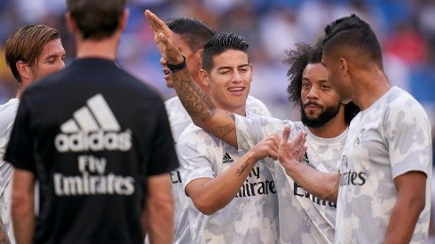Foto de James Rodríguez, jugador de Real Madrid.
