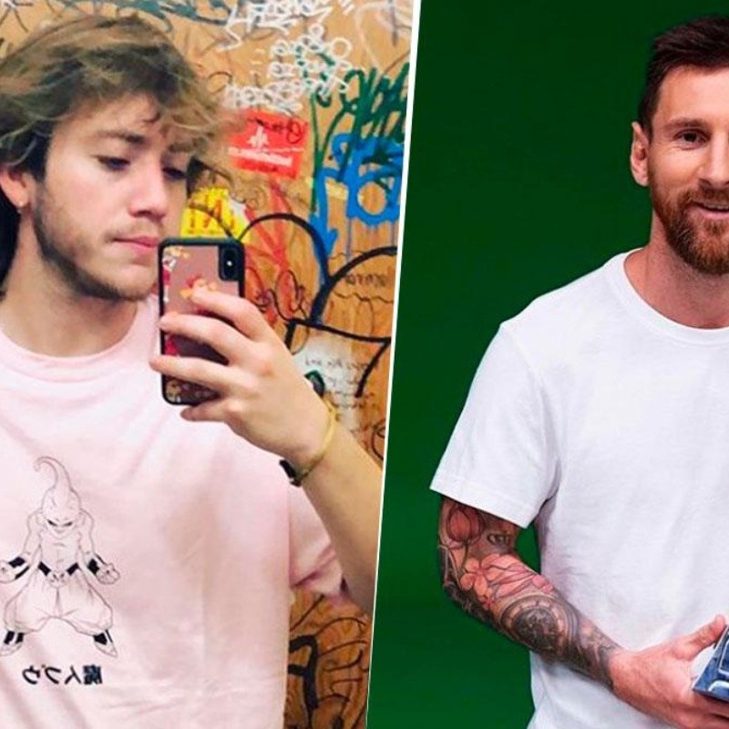 Ya tenemos la foto del año: Paulo Londra metió posteo con Messi