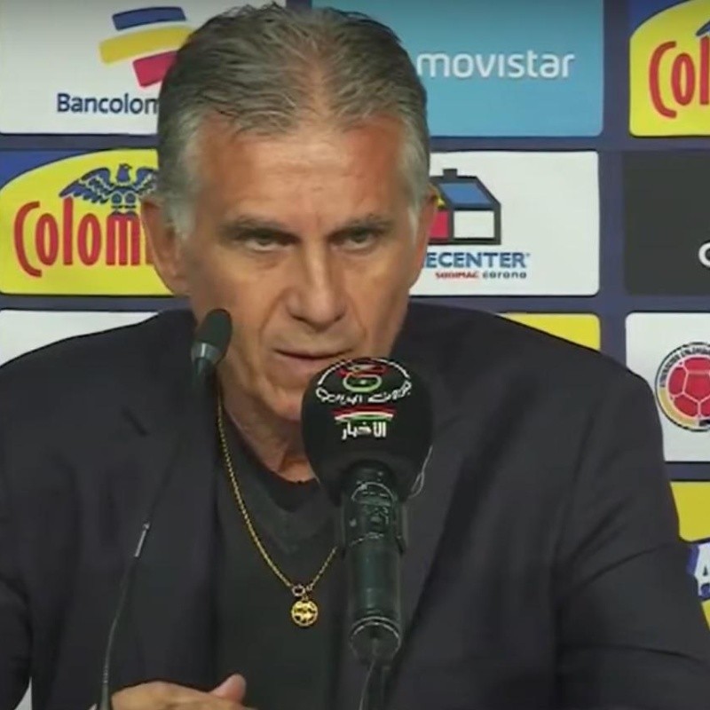 Queiroz descubrió cuándo se perdió el partido y acabó felicitando a la Selección