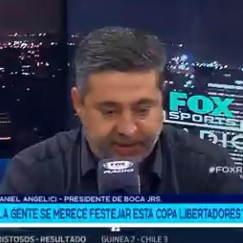 Angelici no anduvo con vueltas: "Nández se quiso ir en diciembre"