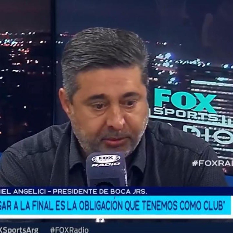 Angelici, picante: "River juega bien pero el que sacó más puntos es Boca"