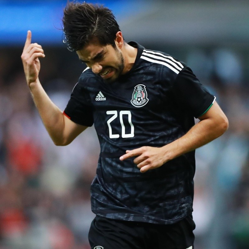 Rodolfo Pizarro celebró su gol como el Joker