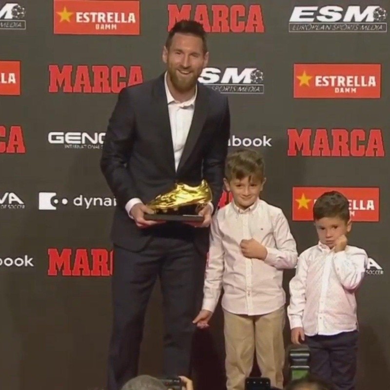 A Messi le preguntaron quién es "más malo" a la hora de retar a sus hijos y sorprendió su respuesta