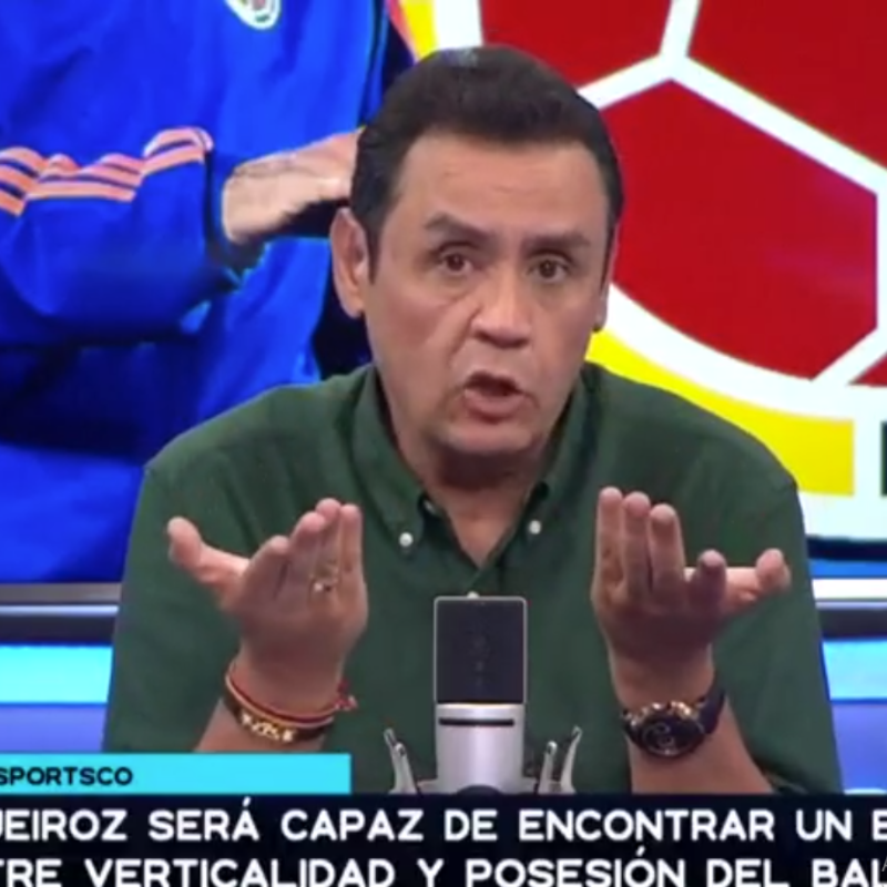 Vélez sobre un jugador de Colombia: “Yo protestaré y de pie si en noviembre Queiroz no lo llama"