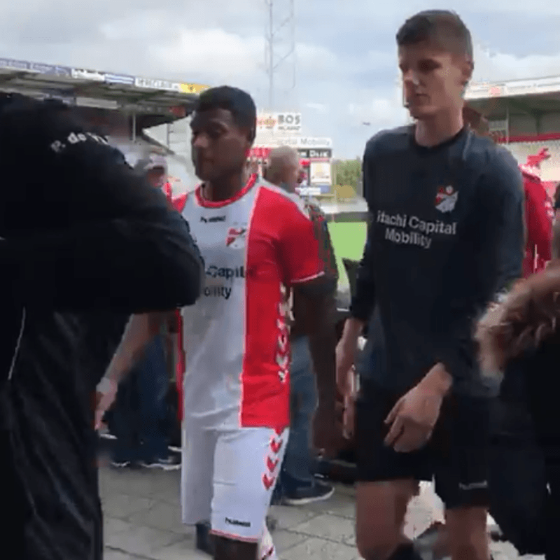 ¡Debutó! Miguel Araujo jugó sus primeros minutos en el Emmen de Holanda