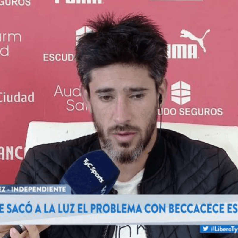 Pablo Pérez habló de filtraciones en el vestuario de Independiente: "El que lo hizo es un cobarde"