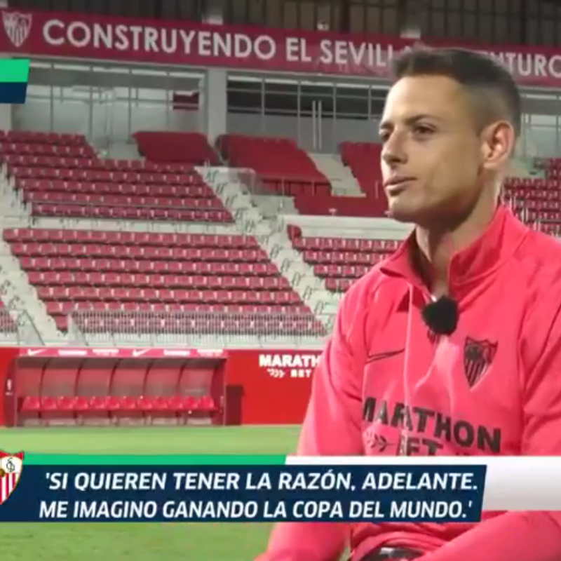 Chicharito señaló que se ve levantando la Copa del Mundo