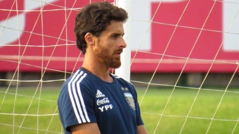 Pablo Aimar, entrenador de Argentina.