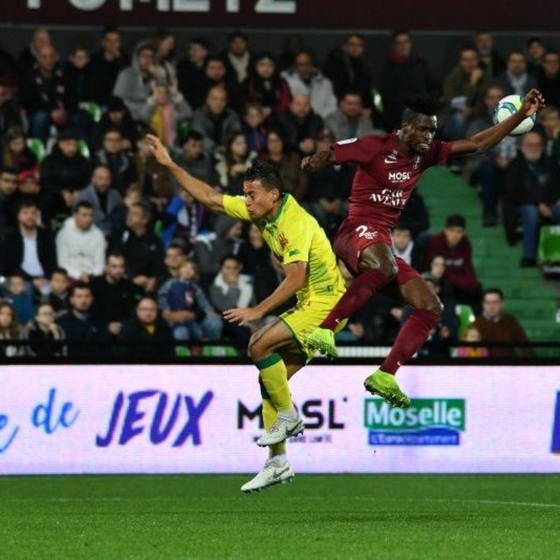 ¿Lesionado? Benavente fue nuevamente titular con el FC Nantes en la Ligue 1 de Francia