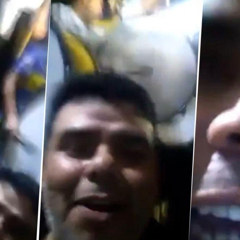 Un hincha de Racing se filmó cantando de infiltrado en la Bombonera y los de Boca explotaron