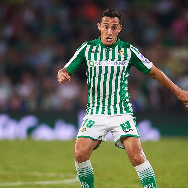 Guardado jugó 25 minutos en la derrota de Betis