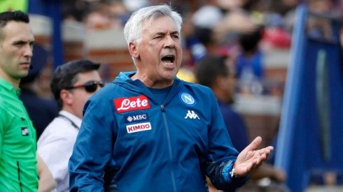 Carlo Ancelotti, entrenador de Napoli.