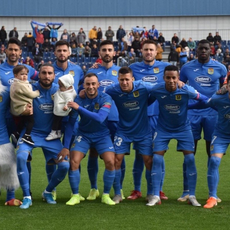 El 9 invisible: Jeisson Martínez fue titular en un nuevo partido del Fuenlabrada en la Liga 2 de España